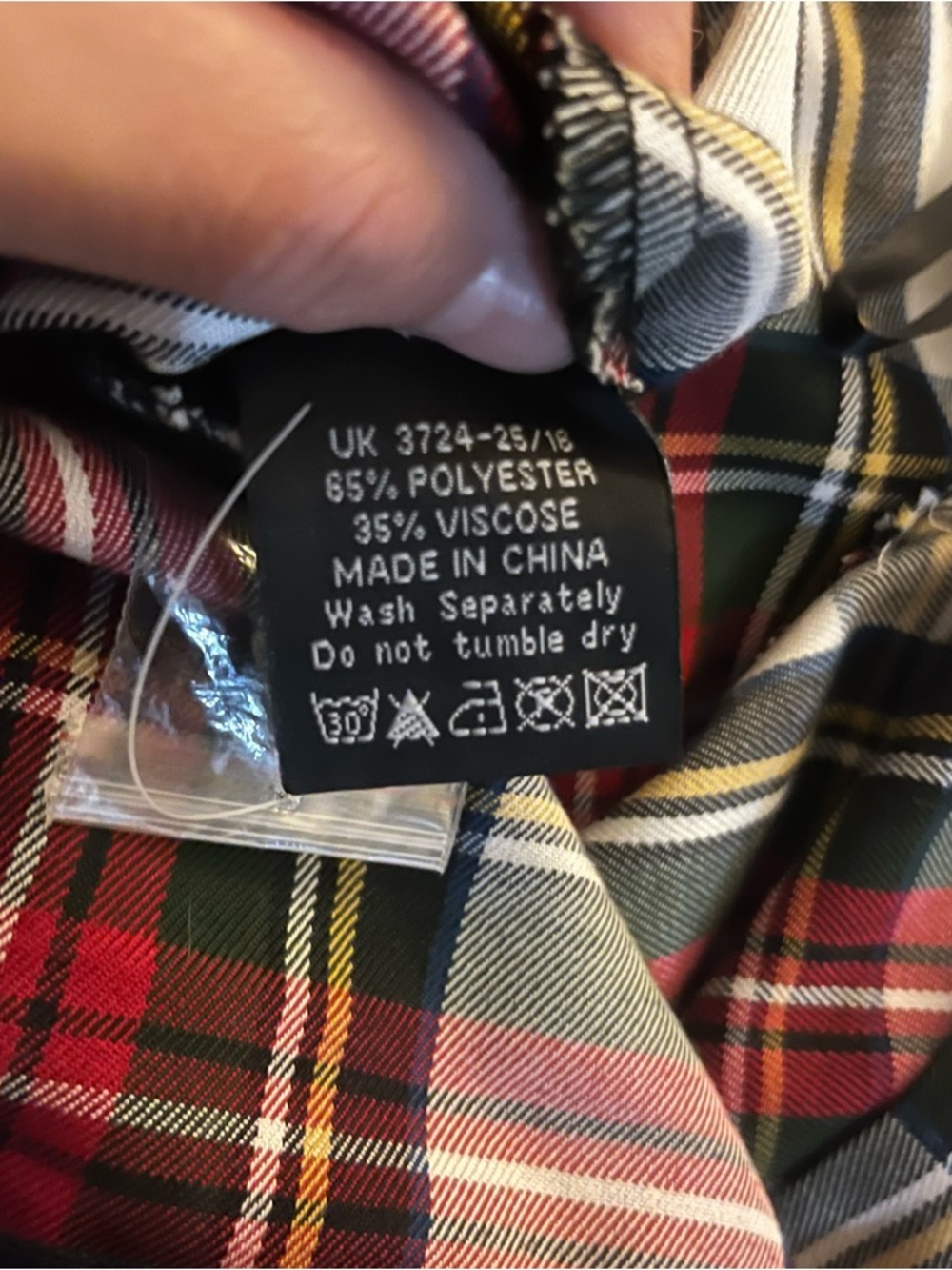 Hell Bunny Vixen Y2K Plaid Midi Skirt XS Red Tartan Flare A-Line - Picture 4 of 9